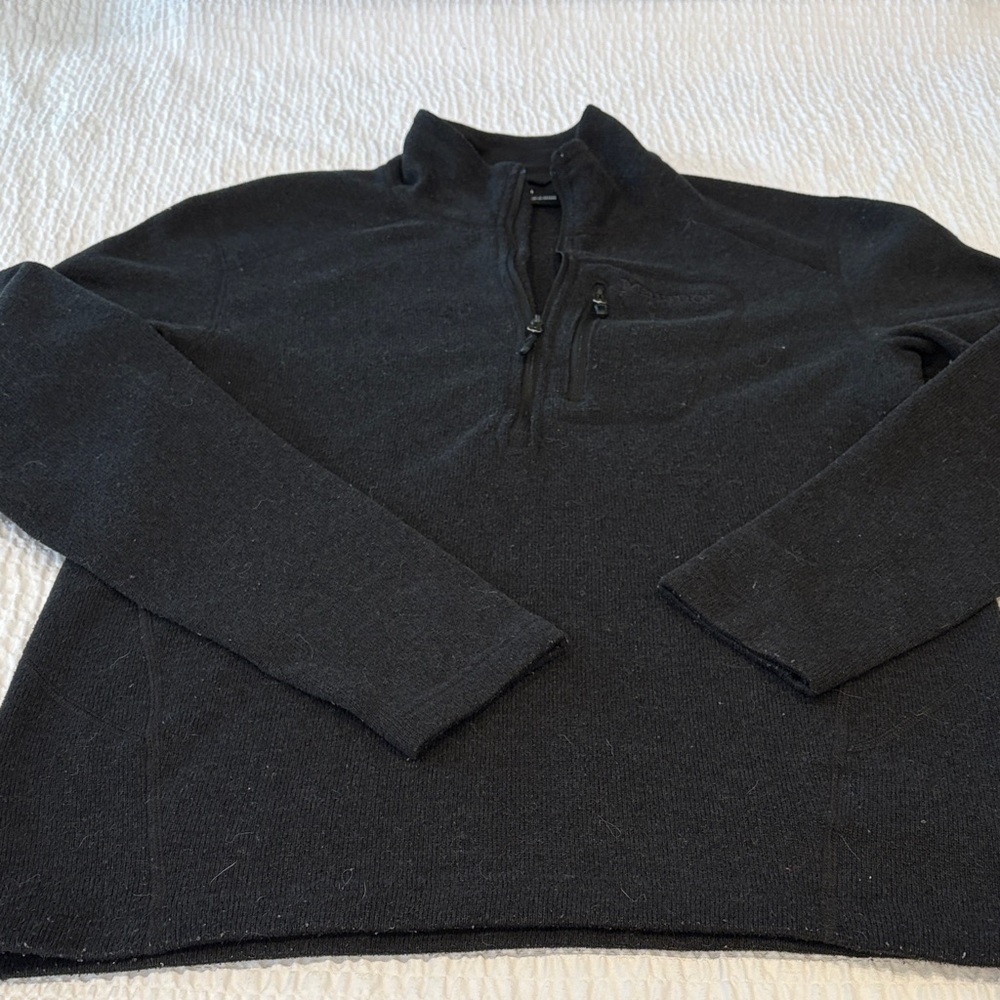 Marmot Men's Black Half -Zip Sweater